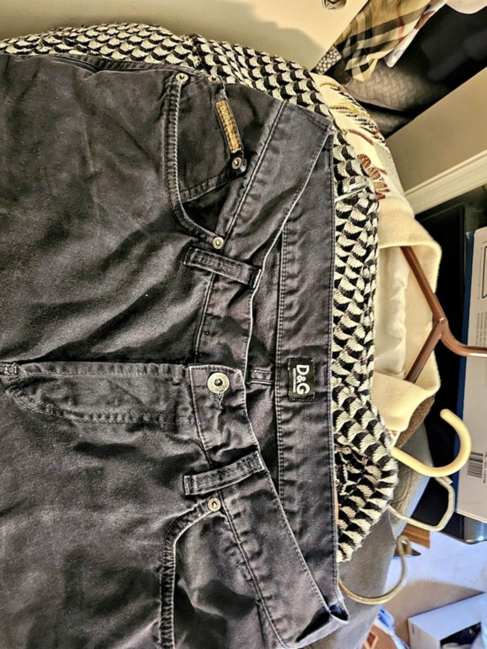 Dolce & Gabbana Black Straight Leg Jeans Waist 36